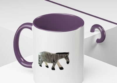 Zebra Print Accent Coffee Mug