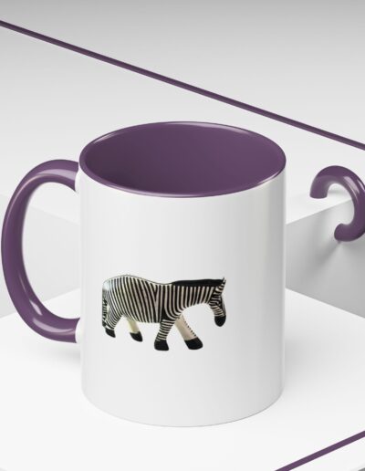 Zebra Print Accent Coffee Mug