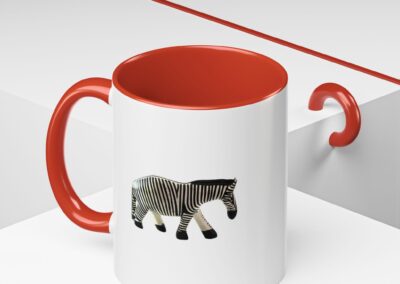 Zebra Print Accent Coffee Mug