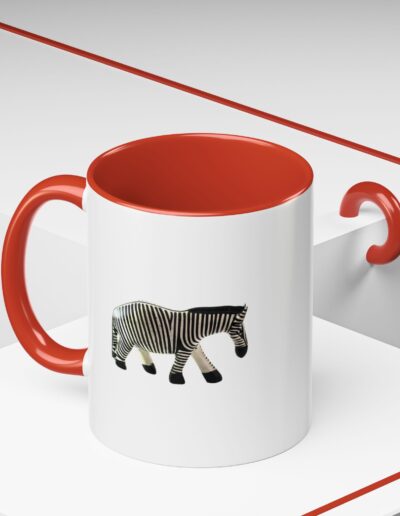 Zebra Print Accent Coffee Mug