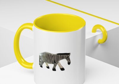 Zebra Print Accent Coffee Mug