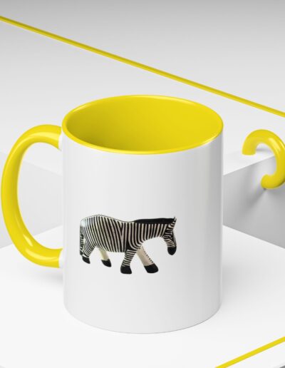 Zebra Print Accent Coffee Mug