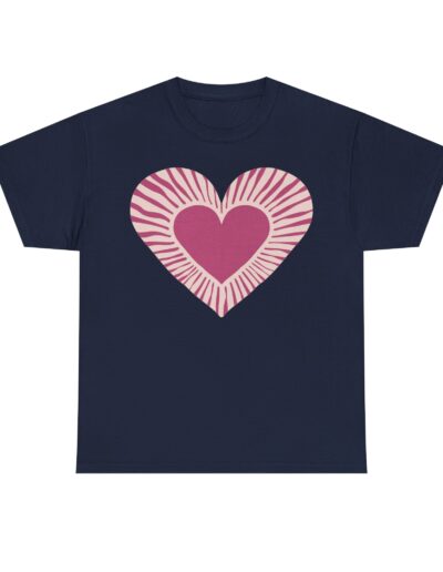 Love Heart Unisex Cotton T-Shirt