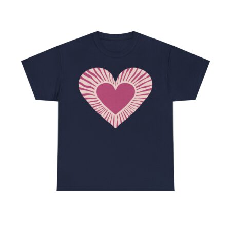 Love Heart Unisex Cotton T-Shirt