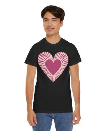 Love Heart Unisex Cotton T-Shirt