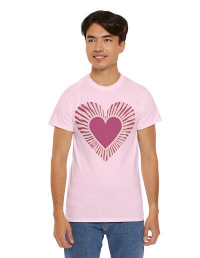 Love Heart Unisex Cotton T-Shirt
