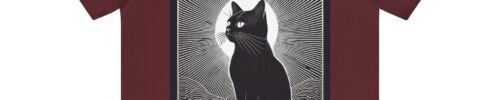 Mystical Black Cat T-Shirt