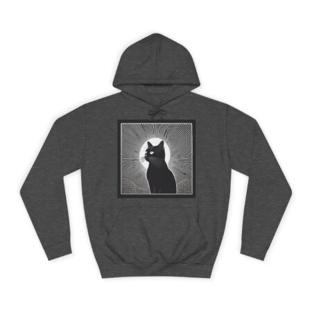 Mystical Cat Unisex College Hoodie