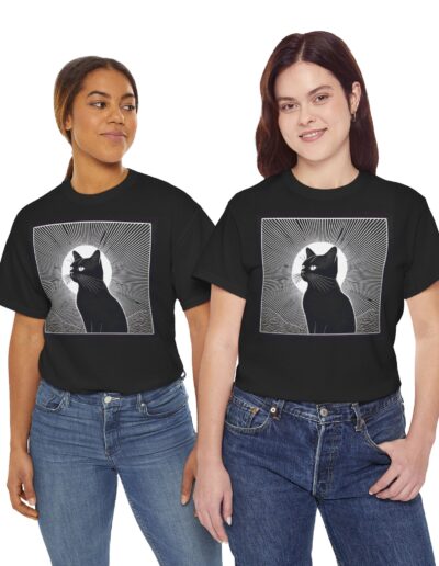 Mystical Cat Unisex Heavy Cotton T-Shirt