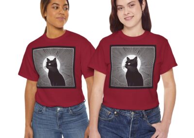 Mystical Cat Unisex Heavy Cotton T-Shirt