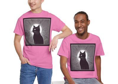 Mystical Cat Unisex Heavy Cotton T-Shirt