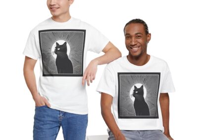 Mystical Cat Unisex Heavy Cotton T-Shirt
