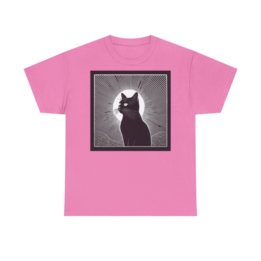 Mystical Cat Unisex Heavy Cotton T-Shirt
