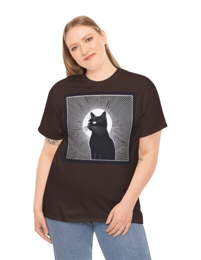 Mystical Cat Unisex Heavy Cotton T-Shirt