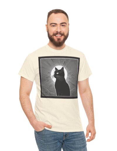 Mystical Cat Unisex Heavy Cotton T-Shirt