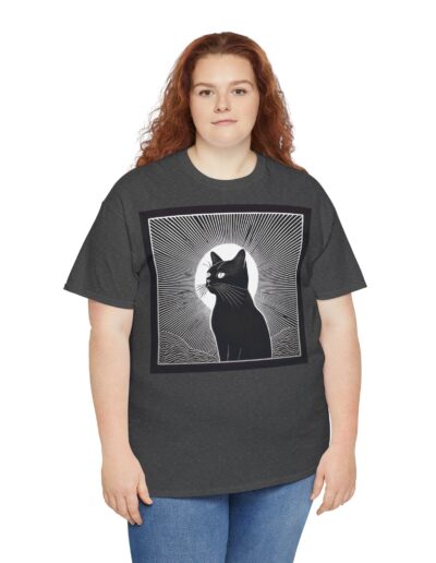 Mystical Cat Unisex Heavy Cotton T-Shirt