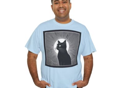 Mystical Cat Unisex Heavy Cotton T-Shirt