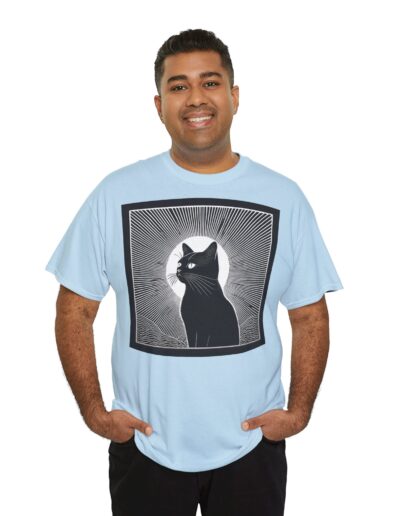 Mystical Cat Unisex Heavy Cotton T-Shirt