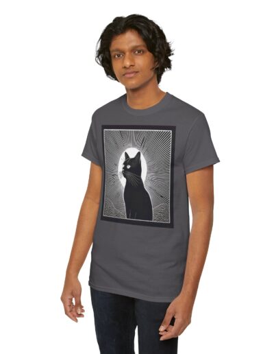 Mystical Cat Unisex Heavy Cotton T-Shirt