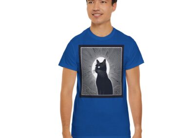 Mystical Cat Unisex Heavy Cotton T-Shirt