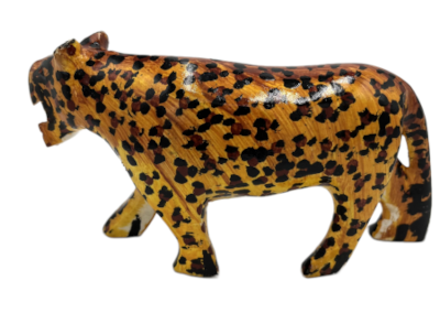 Handmade Wood Leopard