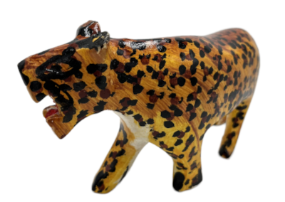 Handmade Wood Leopard