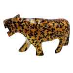 Handmade Wood Leopard | African Wildlife Sculpture, Artisan Carved Decor, Unique Home Accent, Eco Gift | AfriArtisan