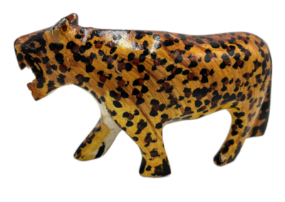 Handmade Wood Leopard