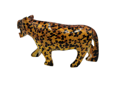 Handmade Wood Leopard