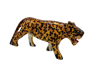Handmade Wood Leopard
