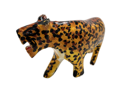 Handmade Wood Leopard