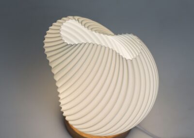 New Wave Lamp – Shell Twisted Design