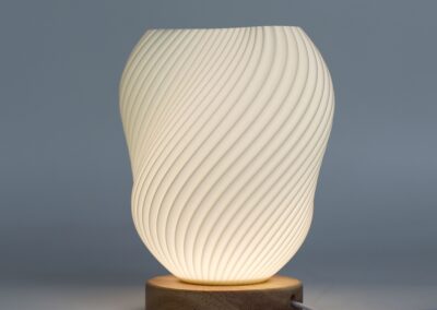 New Wave Lamp – Shell Twisted Design