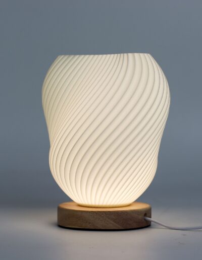 New Wave Lamp – Shell Twisted Design