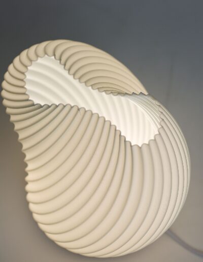 New Wave Lamp – Shell Twisted Design