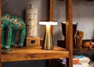 Touch Lamp – Tall Stem Copper