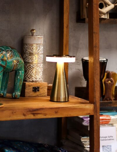 Touch Lamp – Tall Stem Copper