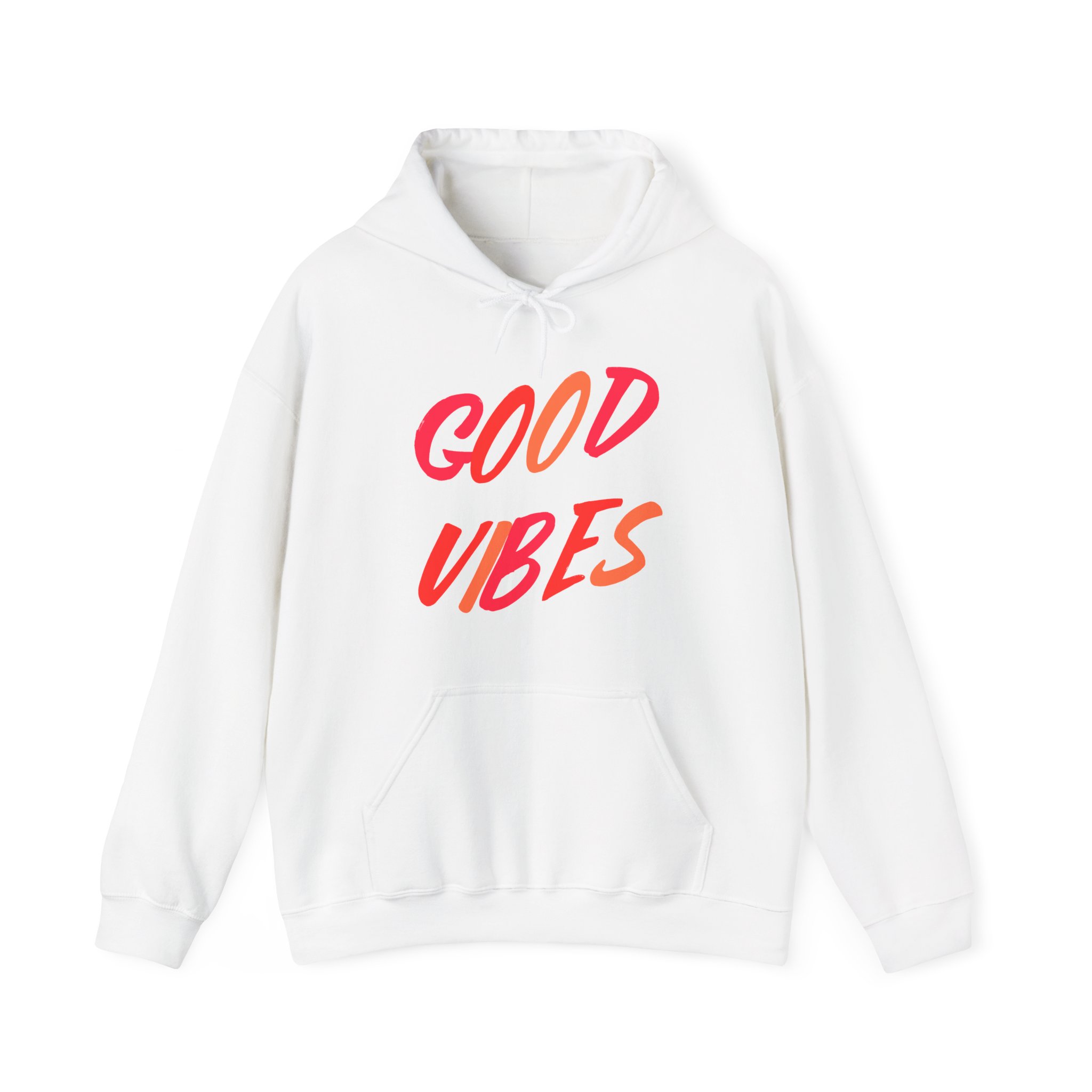 Good Vibes Hoodie – Casual Positive Message Pullover