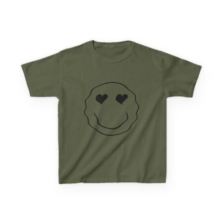 Kids Smile Face Heart Eyes Tee children's graphic T-shirt
