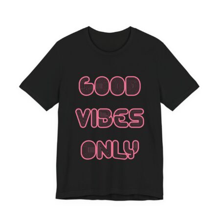 Good Vibes Only T-Shirt – Positive Retro Graphic Tee